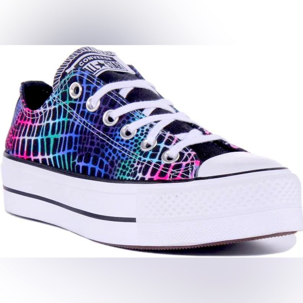 Platform Converse Chuck Taylor Animal print low tops